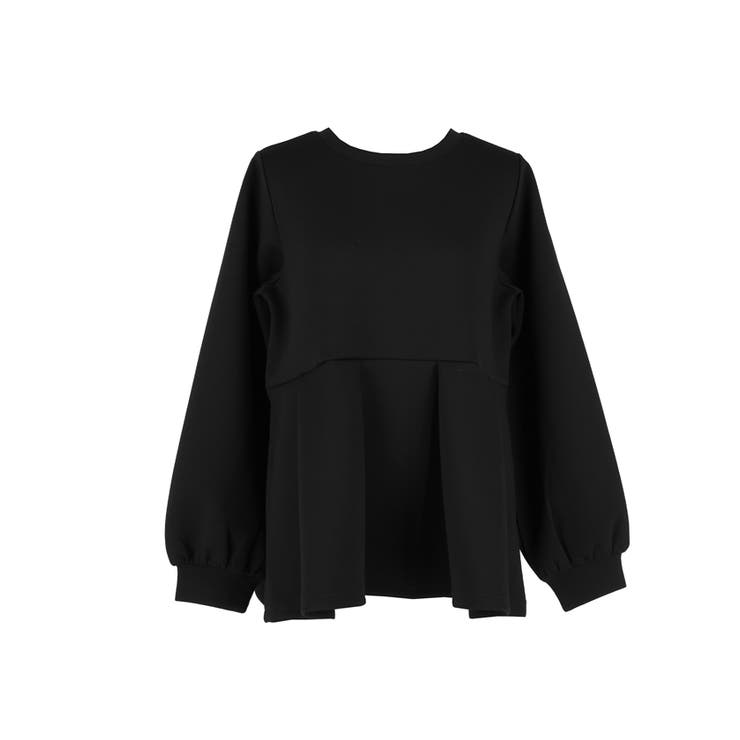 ソフトスウェットタックフレアトップス | coca | 詳細画像3 