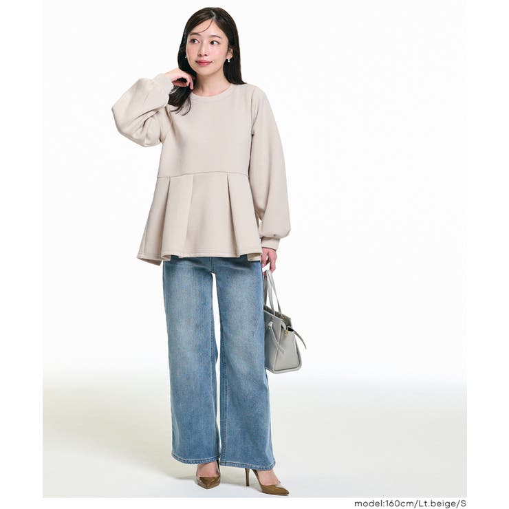 ソフトスウェットタックフレアトップス | coca | 詳細画像5 