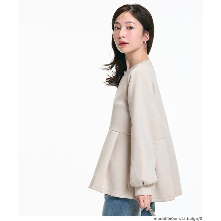 ソフトスウェットタックフレアトップス | coca | 詳細画像6 