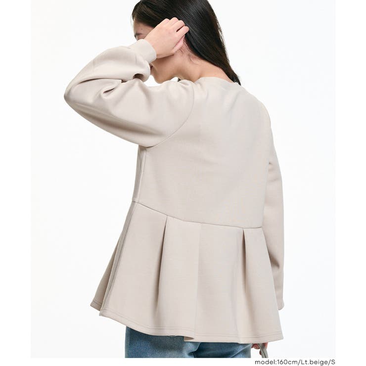 ソフトスウェットタックフレアトップス | coca | 詳細画像7 