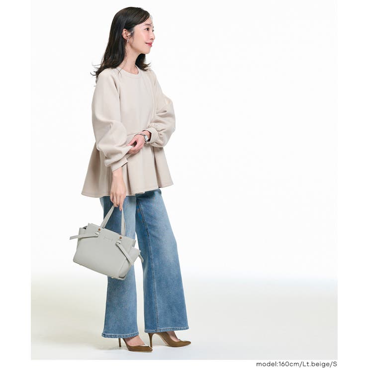 ソフトスウェットタックフレアトップス | coca | 詳細画像9 