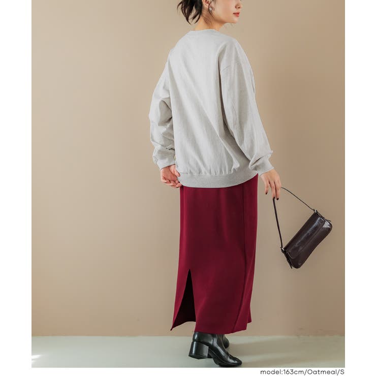 Tースウェット ワッペン ビッグシルエットTシャツ | coca | 詳細画像12 