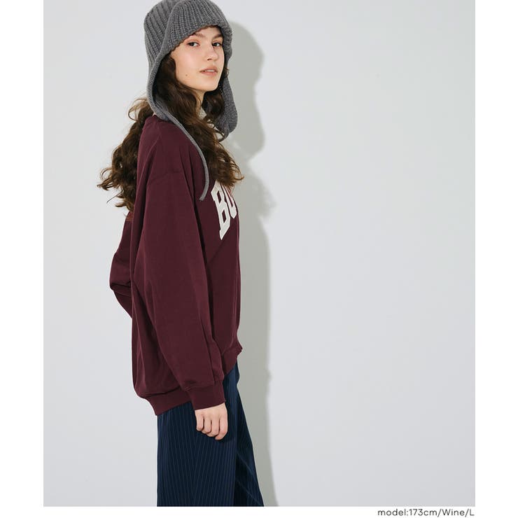 Tースウェット ワッペン ビッグシルエットTシャツ | coca | 詳細画像15 