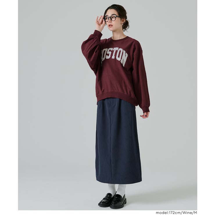 Tースウェット ワッペン ビッグシルエットTシャツ | coca | 詳細画像16 