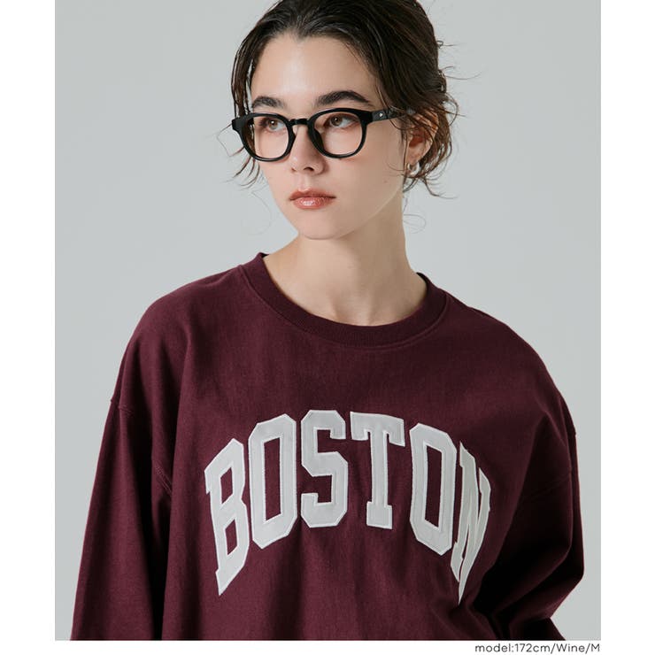 Tースウェット ワッペン ビッグシルエットTシャツ | coca | 詳細画像17 