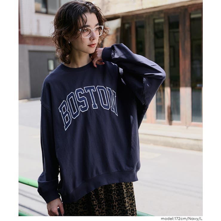 Tースウェット ワッペン ビッグシルエットTシャツ | coca | 詳細画像21 