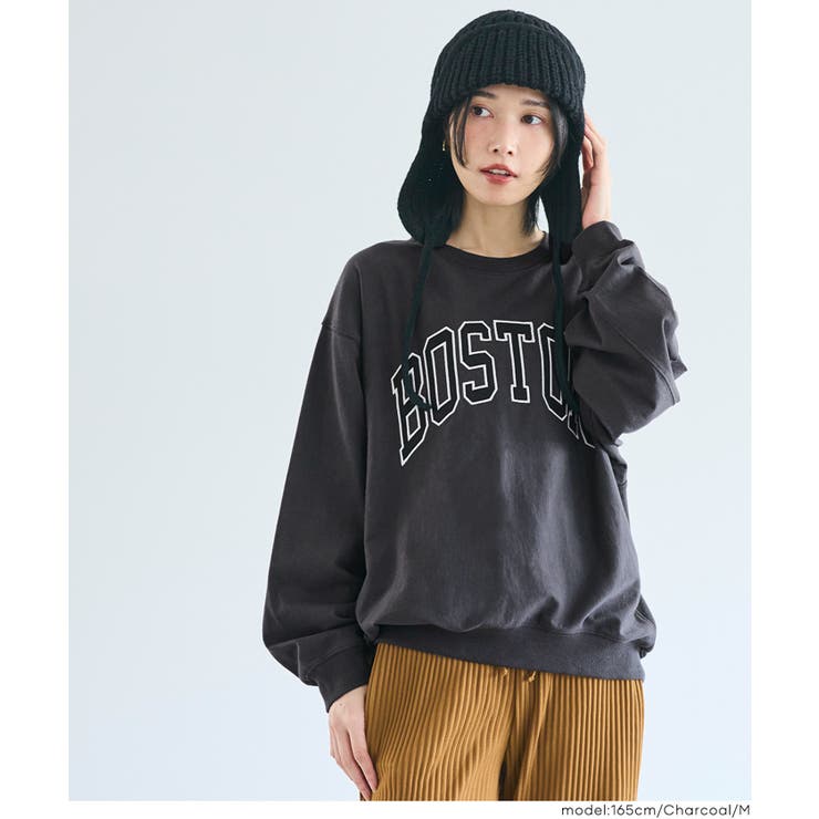 Tースウェット ワッペン ビッグシルエットTシャツ | coca | 詳細画像22 