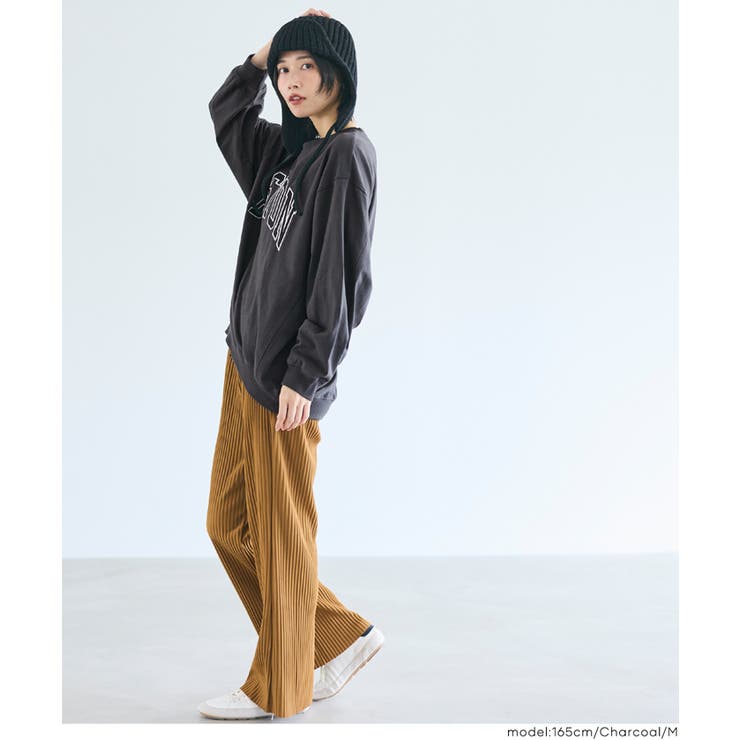 Tースウェット ワッペン ビッグシルエットTシャツ | coca | 詳細画像23 