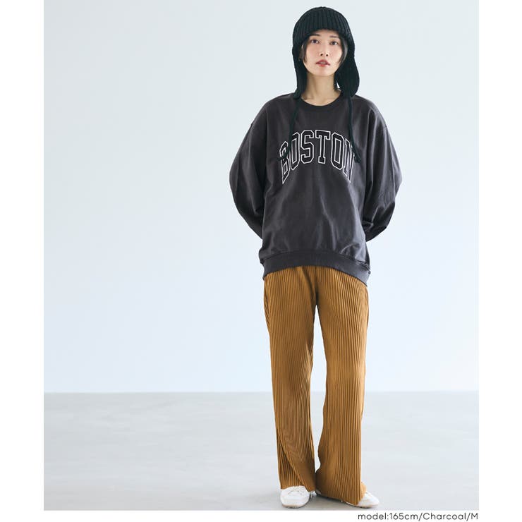 Tースウェット ワッペン ビッグシルエットTシャツ | coca | 詳細画像24 