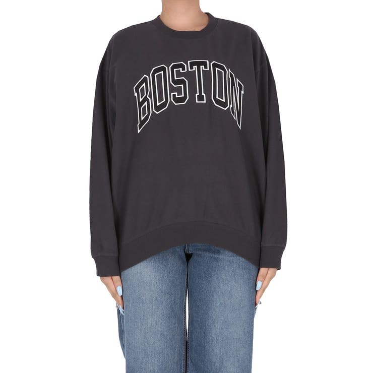 Tースウェット ワッペン ビッグシルエットTシャツ | coca | 詳細画像6 