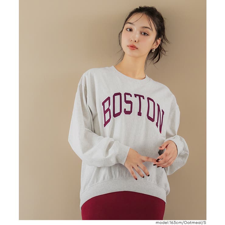 Tースウェット ワッペン ビッグシルエットTシャツ | coca | 詳細画像10 