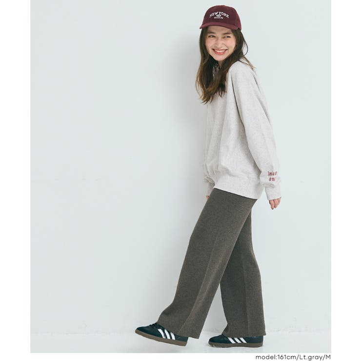 選べる刺繍ロゴで個性をプラス。上質感漂うヘビーウェイト裏毛ロゴスウェット | coca | 詳細画像12 