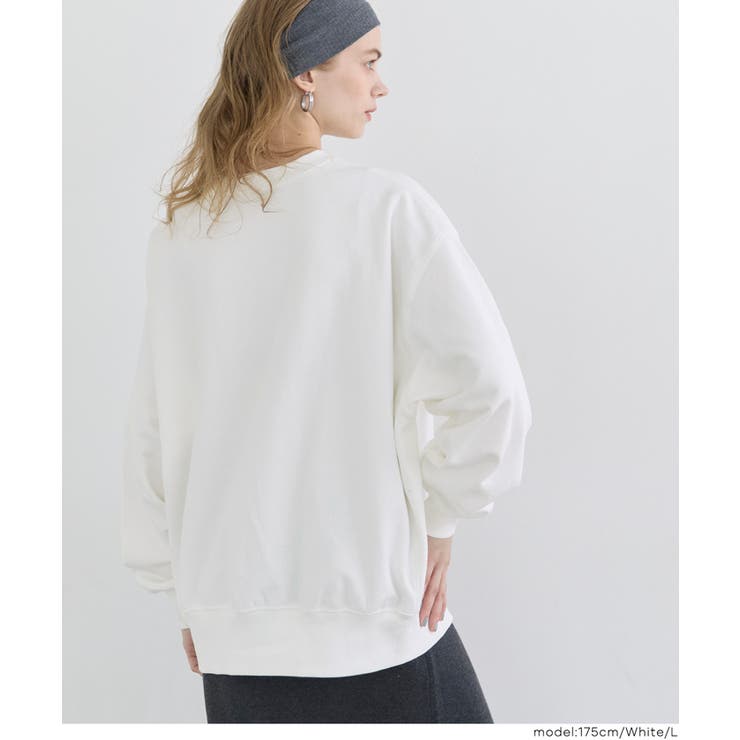 選べる刺繍ロゴで個性をプラス。上質感漂うヘビーウェイト裏毛ロゴスウェット | coca | 詳細画像14 