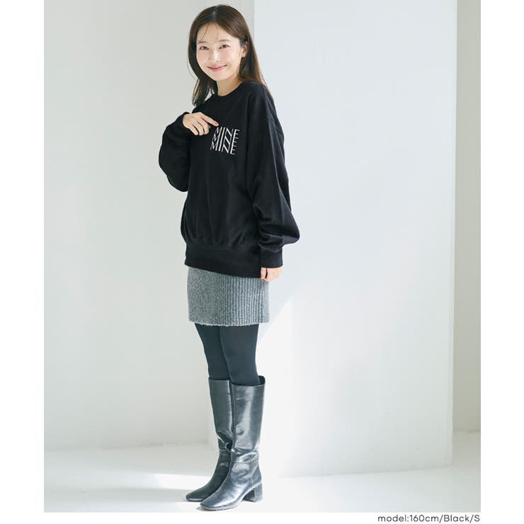 選べる刺繍ロゴで個性をプラス。上質感漂うヘビーウェイト裏毛ロゴスウェット | coca | 詳細画像18 