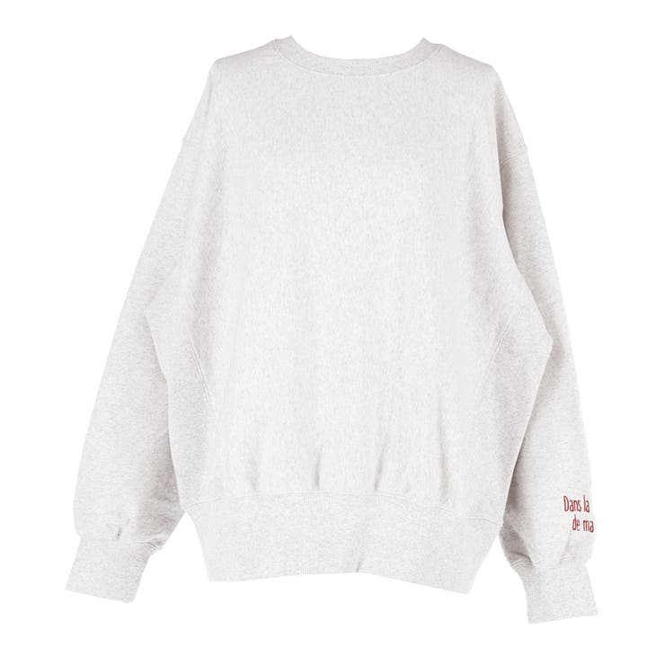 選べる刺繍ロゴで個性をプラス。上質感漂うヘビーウェイト裏毛ロゴスウェット | coca | 詳細画像3 