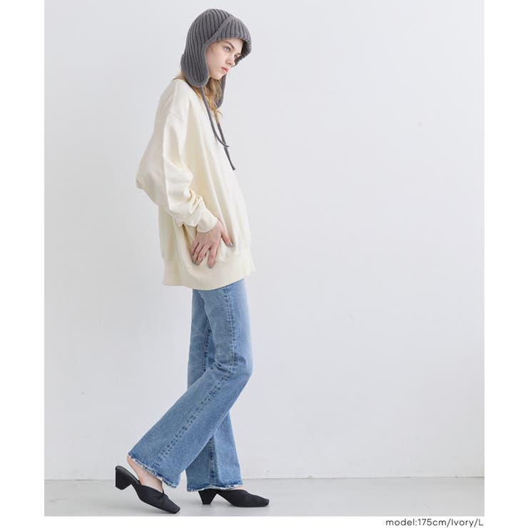 選べる刺繍ロゴで個性をプラス。上質感漂うヘビーウェイト裏毛ロゴスウェット | coca | 詳細画像8 