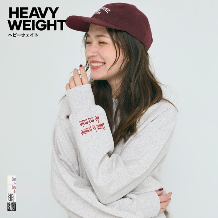 選べる刺繍ロゴで個性をプラス。上質感漂うヘビーウェイト裏毛ロゴスウェット | coca | 詳細画像1 