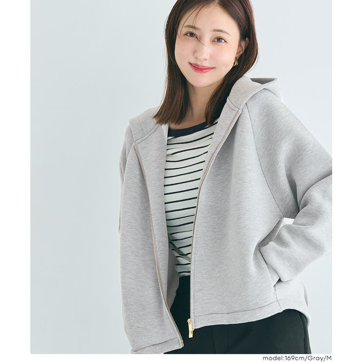 バウンススウェットジップアップパーカー | coca | 詳細画像12 