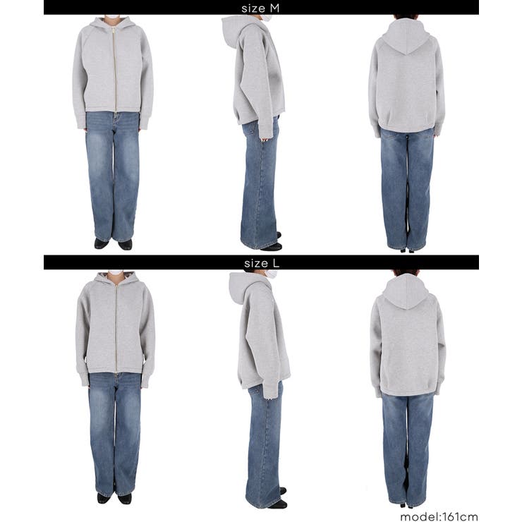 バウンススウェットジップアップパーカー | coca | 詳細画像18 