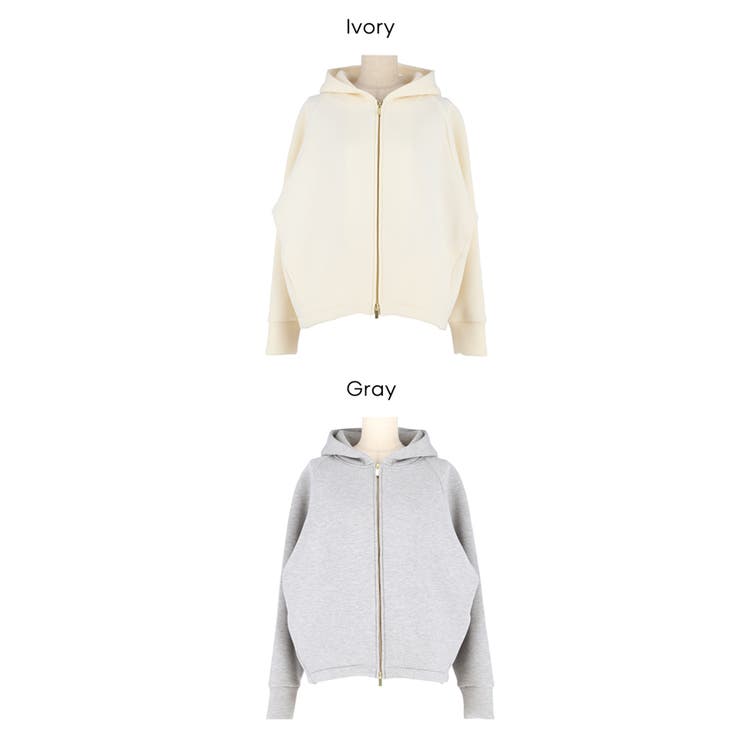 バウンススウェットジップアップパーカー | coca | 詳細画像20 