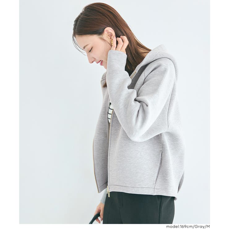 バウンススウェットジップアップパーカー | coca | 詳細画像9 