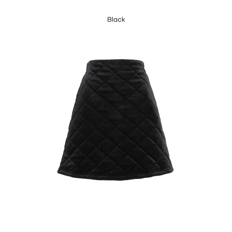 ベロアキルティングスカート | coca | 詳細画像10 