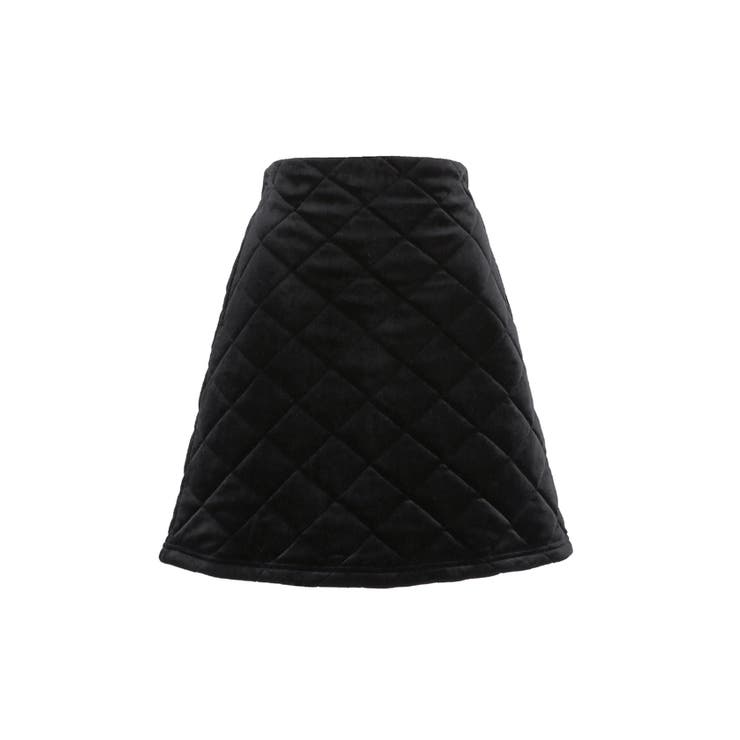 ベロアキルティングスカート | coca | 詳細画像2 