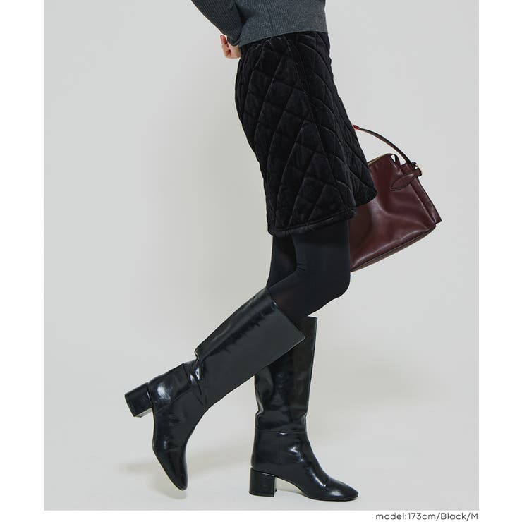 ベロアキルティングスカート | coca | 詳細画像4 