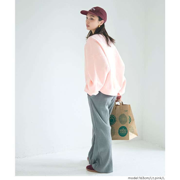 ヘビーウェイト裏起毛ビンテージ加工無地スウェット | coca | 詳細画像19 