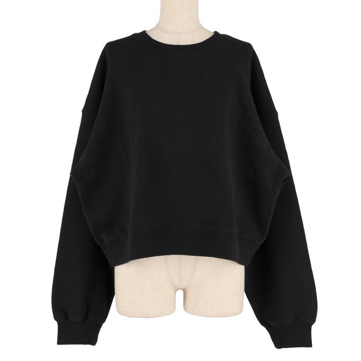 ヘビーウェイト裏起毛ビンテージ加工無地スウェット | coca | 詳細画像5 