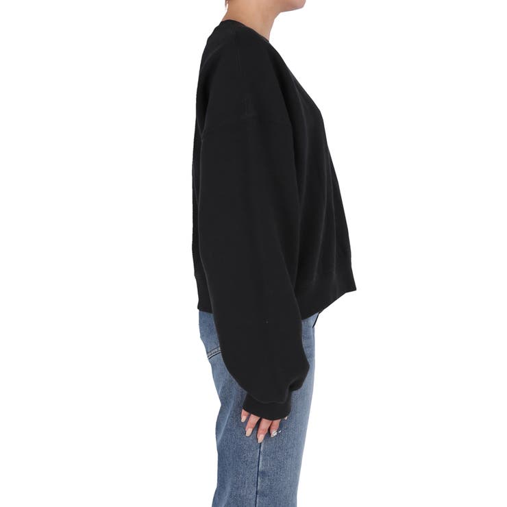 ヘビーウェイト裏起毛ビンテージ加工無地スウェット | coca | 詳細画像7 