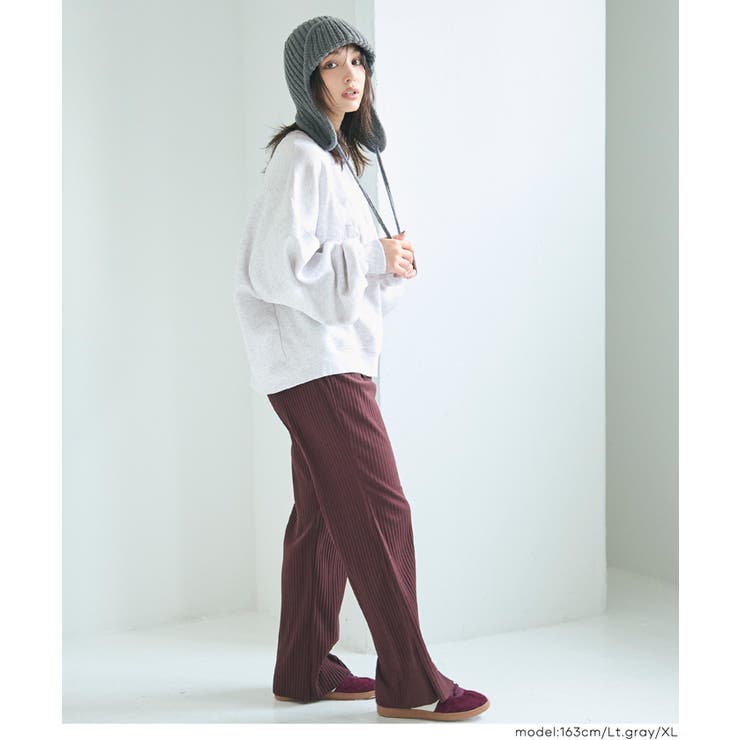 ヘビーウェイト裏起毛ビンテージ加工ロゴスウェット | coca | 詳細画像12 