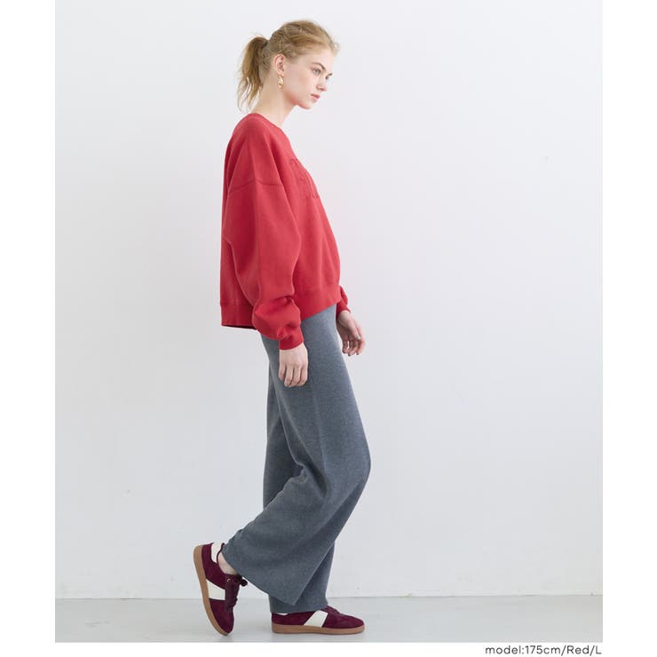 ヘビーウェイト裏起毛ビンテージ加工ロゴスウェット | coca | 詳細画像18 