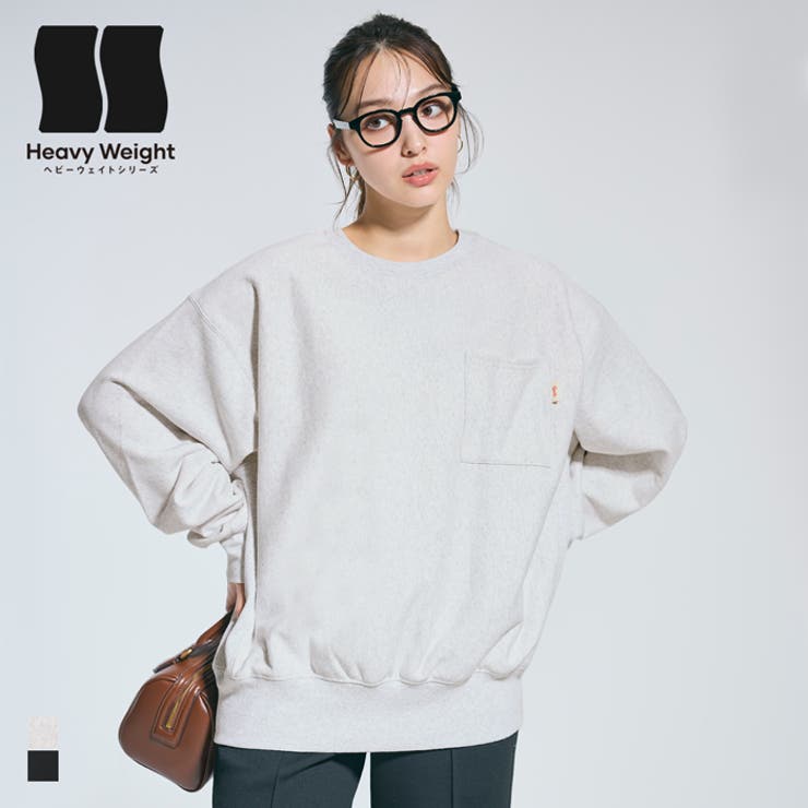 ヘビーウェイト裏起毛ポケットスウェット | coca | 詳細画像1 