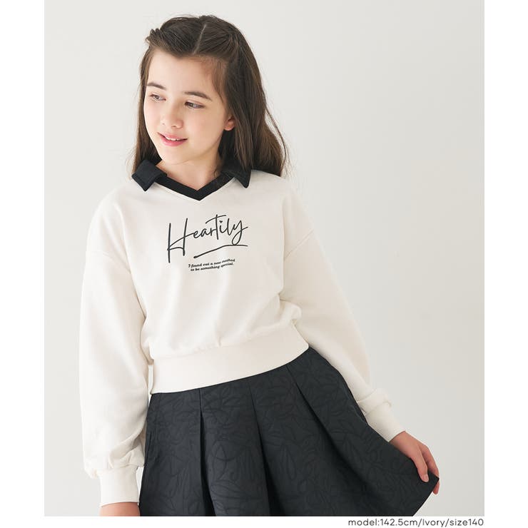 クロップドスウェットプルオーバー | coca | 詳細画像3 