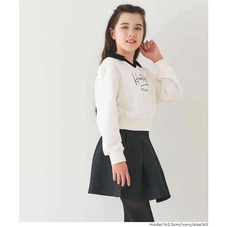 クロップドスウェットプルオーバー | coca | 詳細画像4 