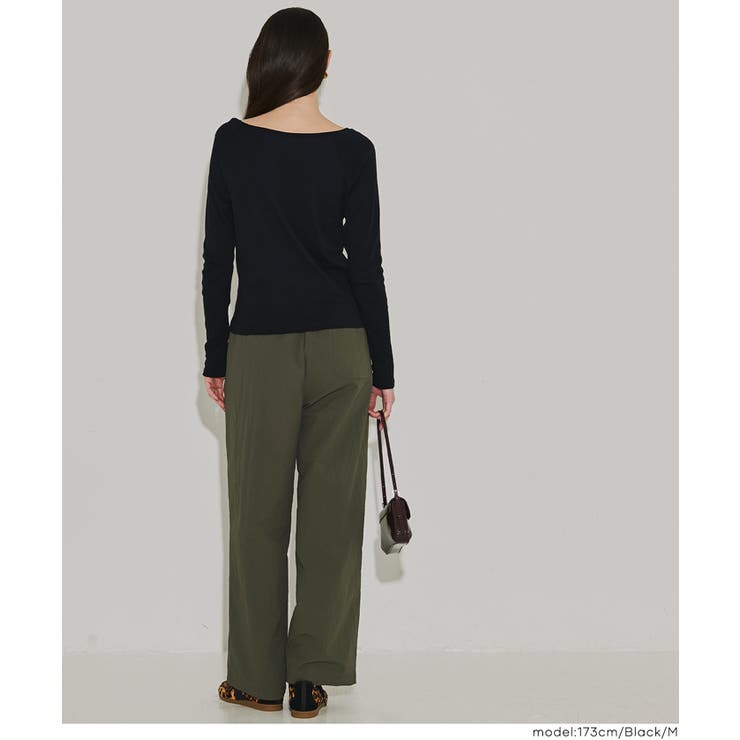 ボートネックカットソー | coca | 詳細画像14 