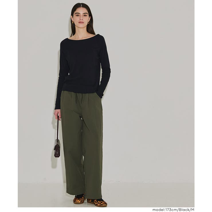 ボートネックカットソー | coca | 詳細画像16 