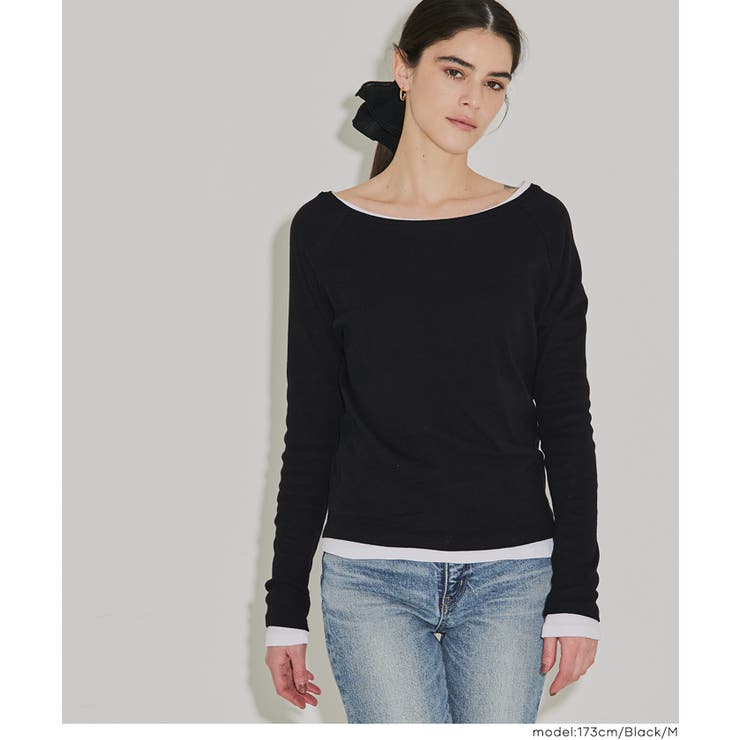 ボートネックカットソー | coca | 詳細画像17 