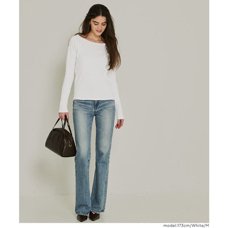 ボートネックカットソー | coca | 詳細画像10 