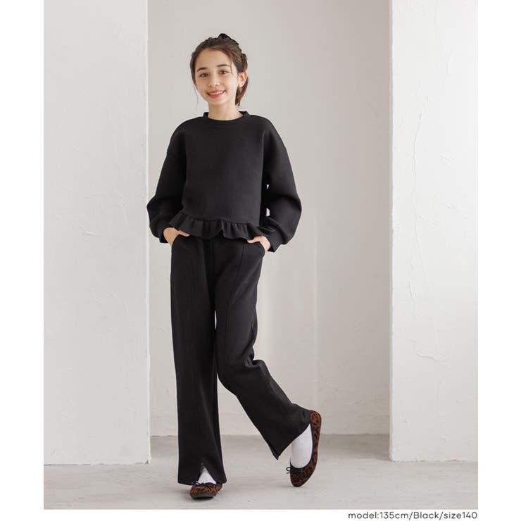 ソフトスウェットフリルトップス | coca | 詳細画像3 