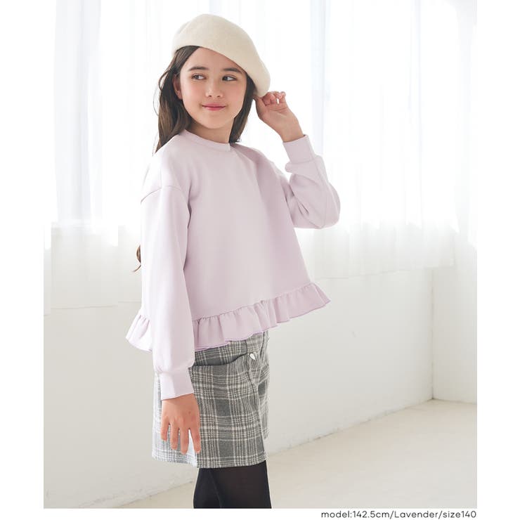 ソフトスウェットフリルトップス | coca | 詳細画像10 