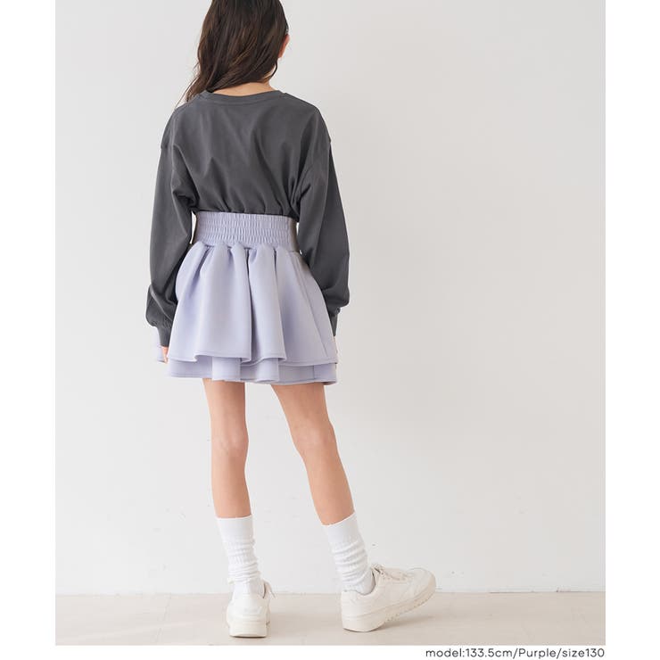 ソフトスウェットフリルスカート | coca | 詳細画像6 