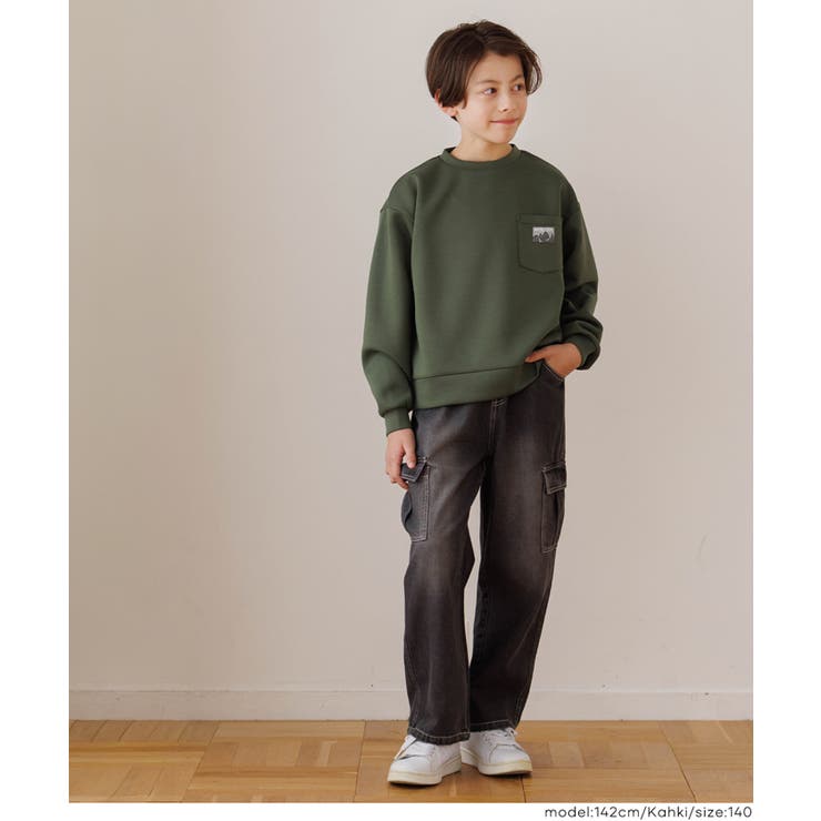 ソフトスウェットネームポケットトップス  | coca | 詳細画像6 