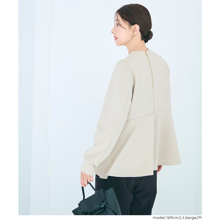 【セレモニー】スムースペプラムプルオーバー | coca | 詳細画像9 