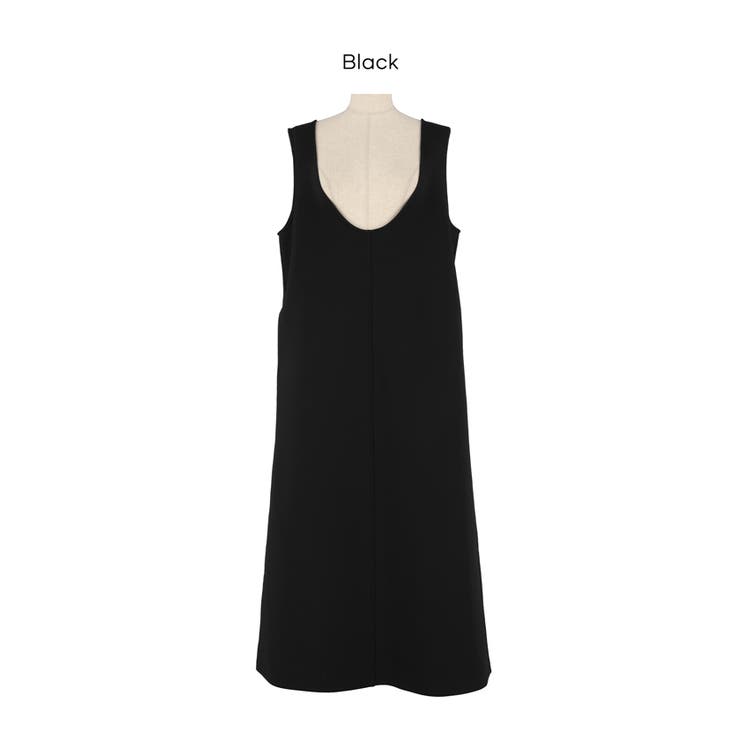 ソフトスウェットUネックジャンパースカート | coca | 詳細画像14 