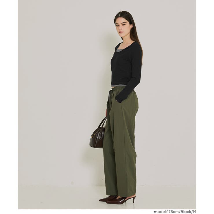 裏起毛レイヤード風リブトップス | coca | 詳細画像17 