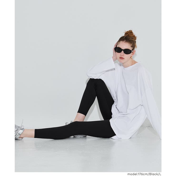 ［Black］ | 微起毛レギンス | coca