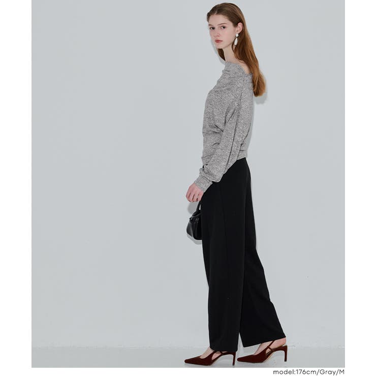 微起毛オフショルダートップス | coca | 詳細画像16 