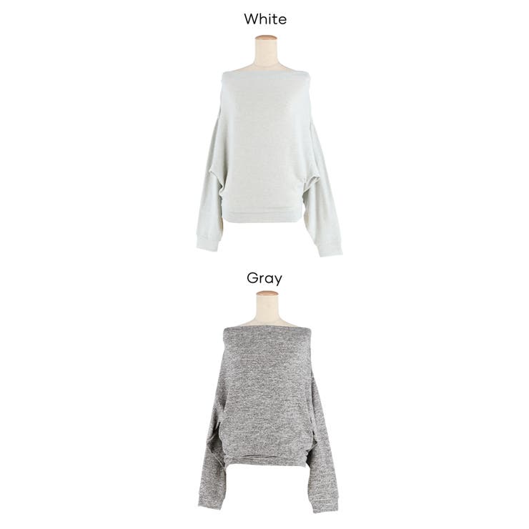 微起毛オフショルダートップス | coca | 詳細画像22 